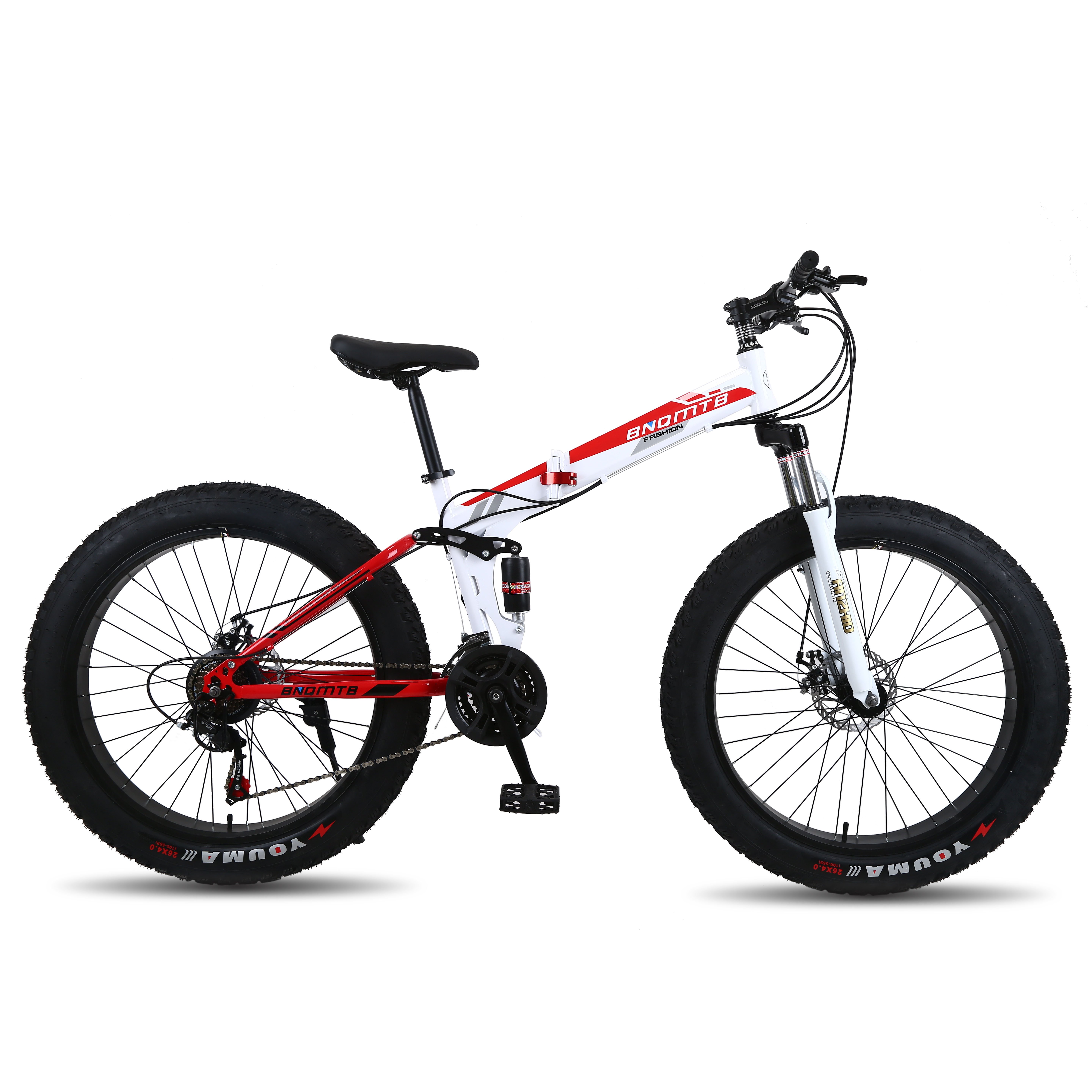 new wholesale factory price 26-inch Mountain Snow Bike 4.0 Widening Folding Big Fat Tire Bicycle fatbike for sale