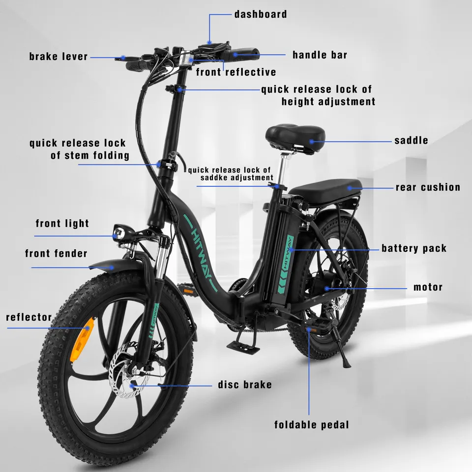 HITWAY EU USA full suspension e-bike MTB 11.2AH e bike 25kmh city best mountain electric bicycle for women