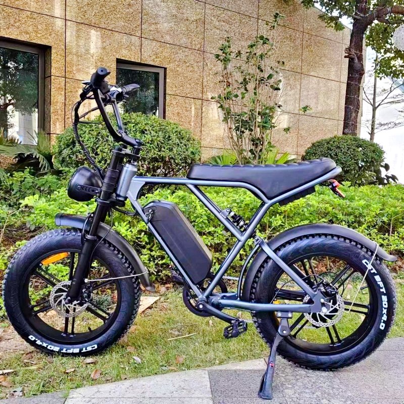 OUXI H9 1000W Electric Mountain Bike 20-Inch Fat Tire E-Bike 250W Steel Frame EU/USA Warehouse Ready Stock 25km/h 48V Fatbike