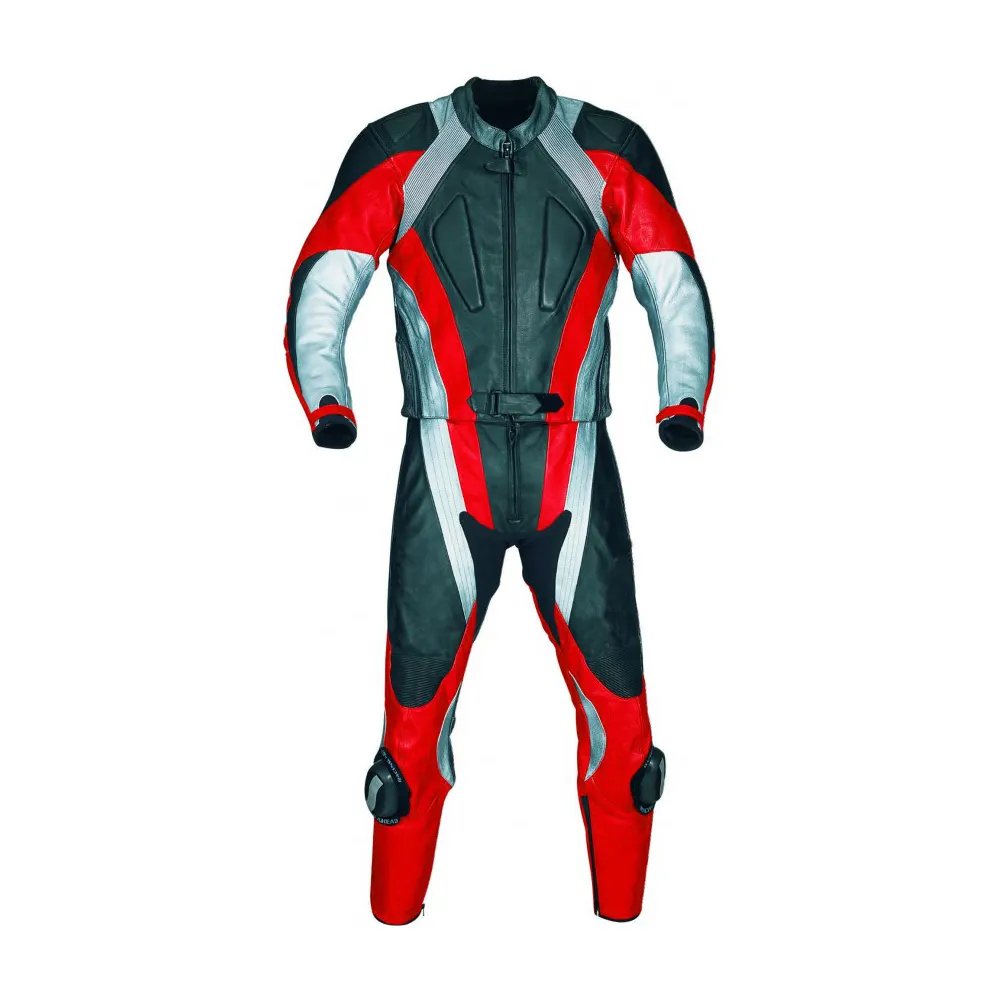 Costume Genuine Leather Motorbike Suit Racing Sport Leather One Piece Suit Genuine Leather Suit
