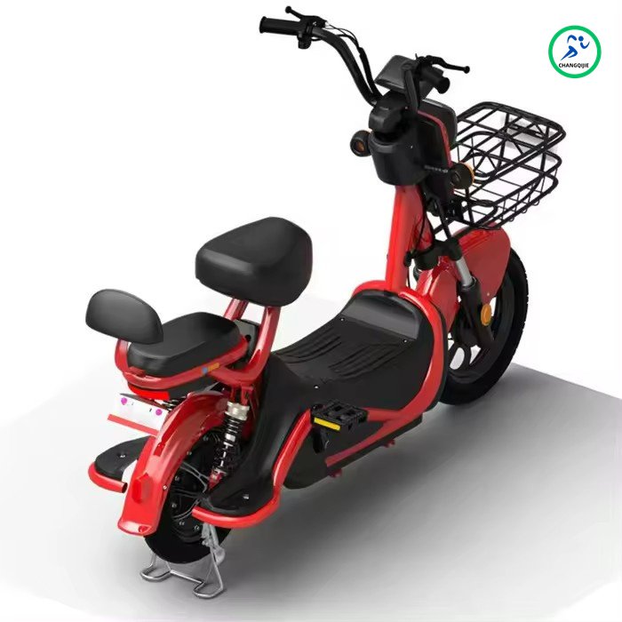 Factory Sales 2024 350W 48v Adult Electric Bicycles with Custom LOGO Steel Frame Rear Hub Motor Smart Digital Type Tube Battery