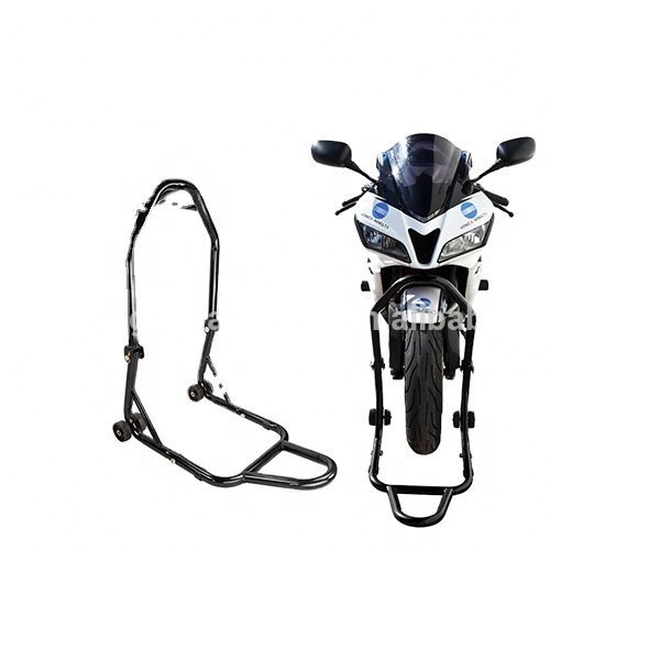 New Motorcycle SportBike Stand Front Stand Head Lift Center Fork Adjust Black