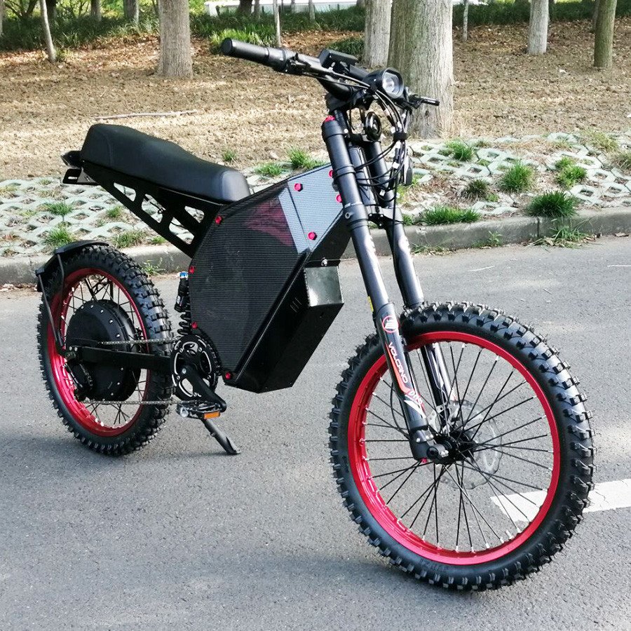 2024 Hottest 72V - 84V Super Fast Leili Enduro Ebike Off Road Electric Dirt Bike 15000W Mountain Bicycle New Sale