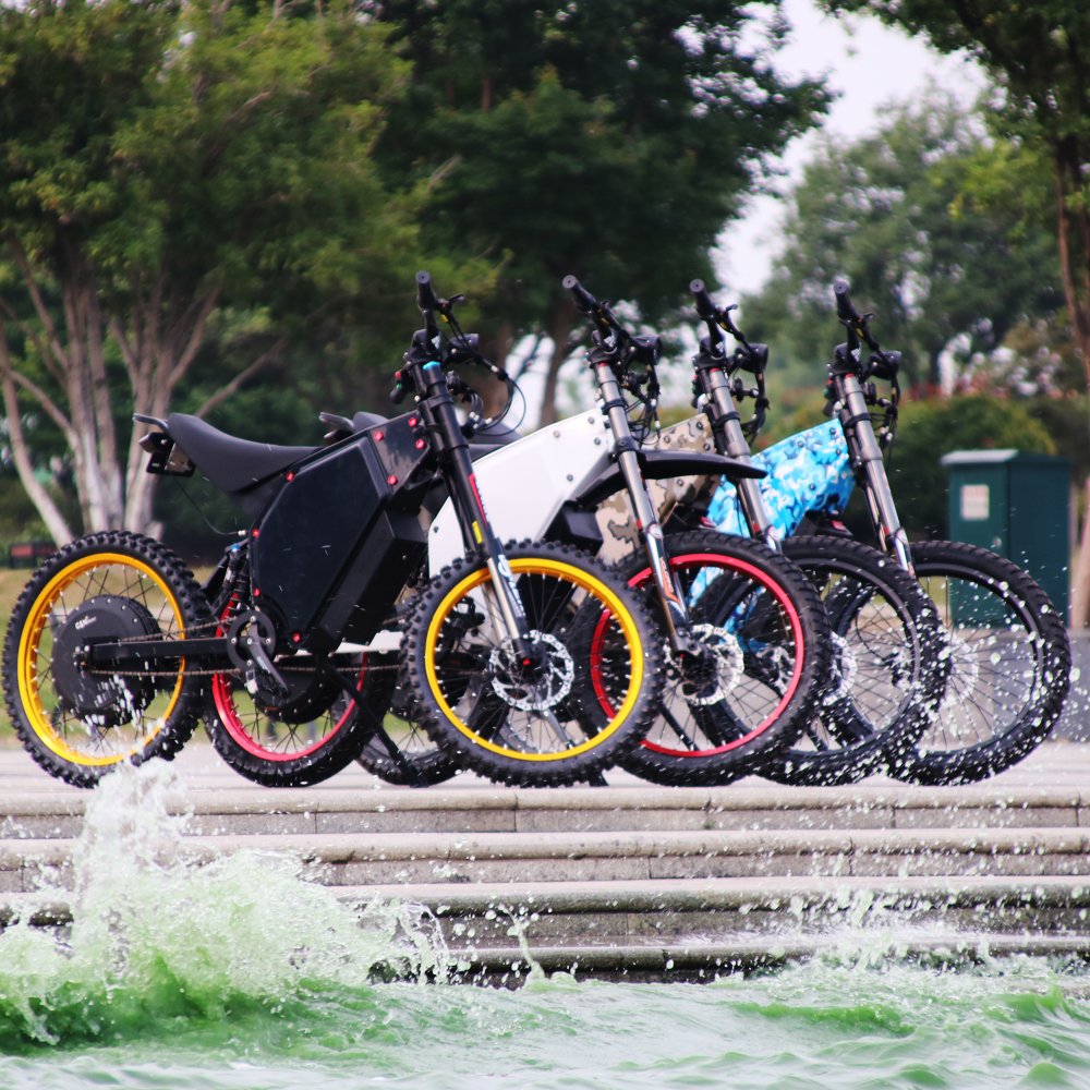 2024 Hottest 72V - 84V Super Fast Leili Enduro Ebike Off Road Electric Dirt Bike 15000W Mountain Bicycle New Sale