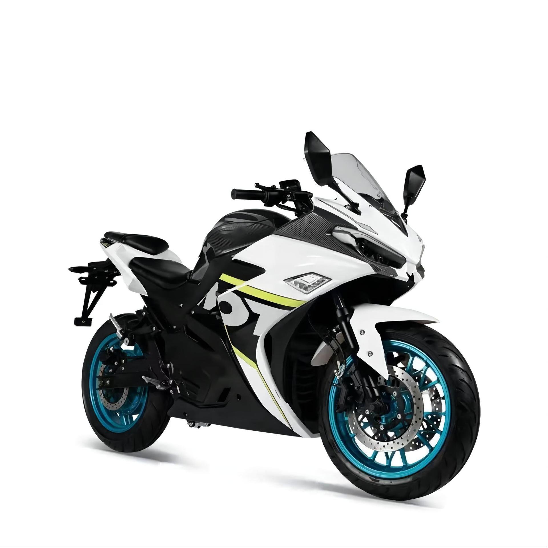 New Design High-Speed 60V/72V Electric Racing Motorcycles for Adults Off-Road Sportbikes with 150km Range EEC Certified