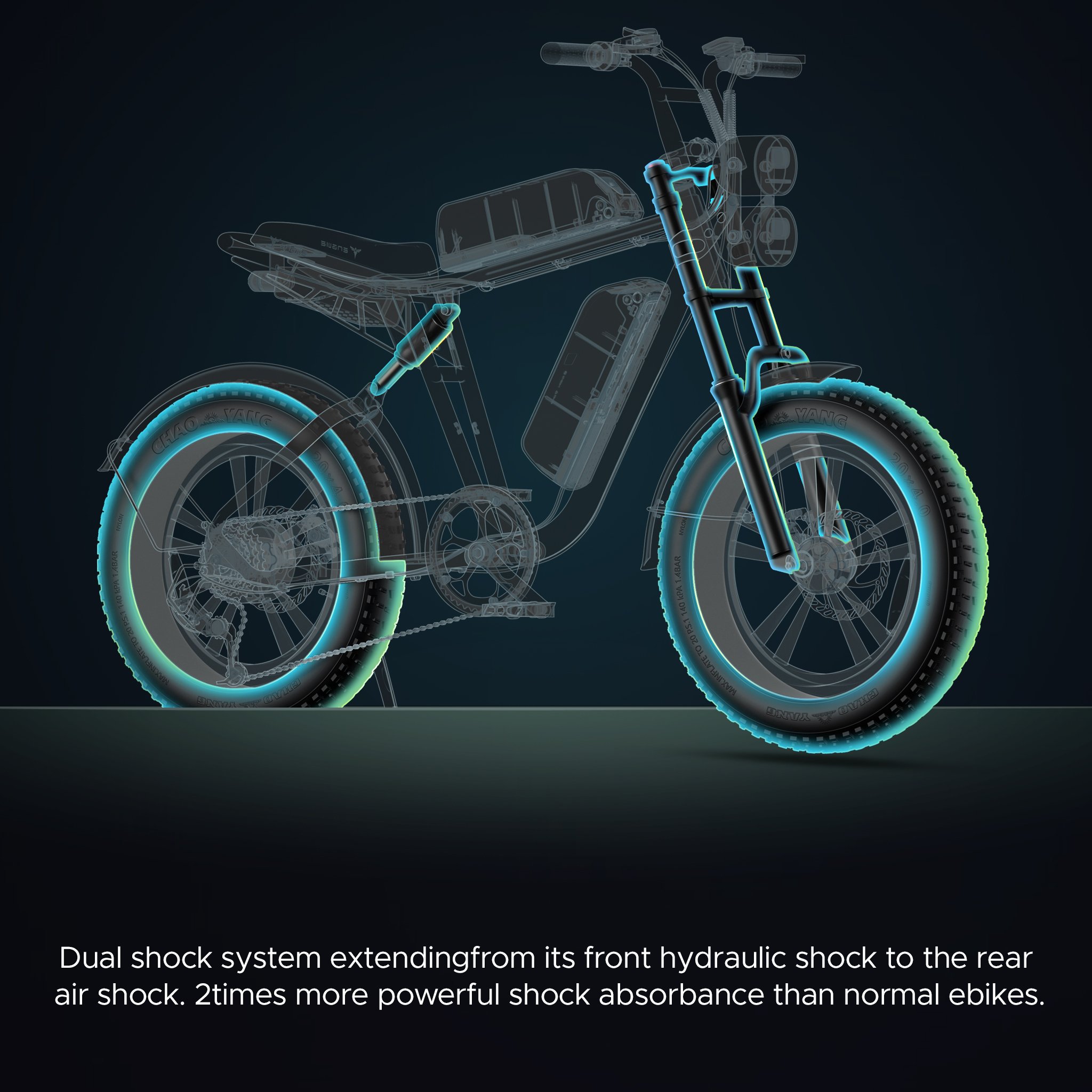EU/UK/US Stock ENGWE M20 750W Road City Electric Bike Full Suspension Electric Mountain Bike Single Battery Electric MTB Cycle