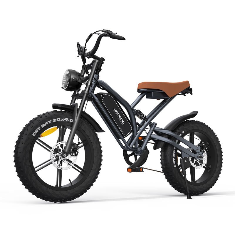 48v 7 Speed E Bike 1000w Removable Battery City Road Hybrid Mountain Ebike 20 " *4.0 Electric Bike Fat Tire Bicycle