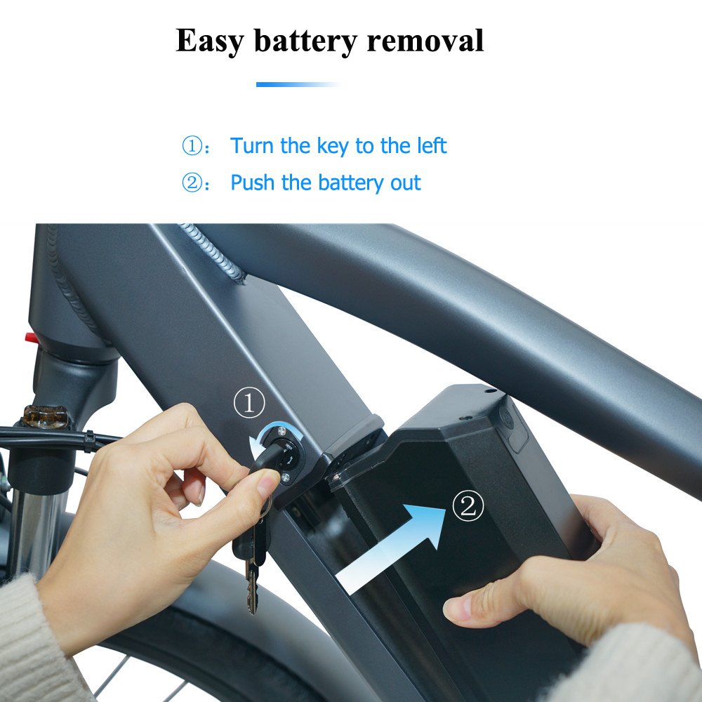 Foldable 48V 500W Electric Bicycle 21 Speed 350W Motor Power Ebike Steel Frame City Bike with Smart Sensor for Adults