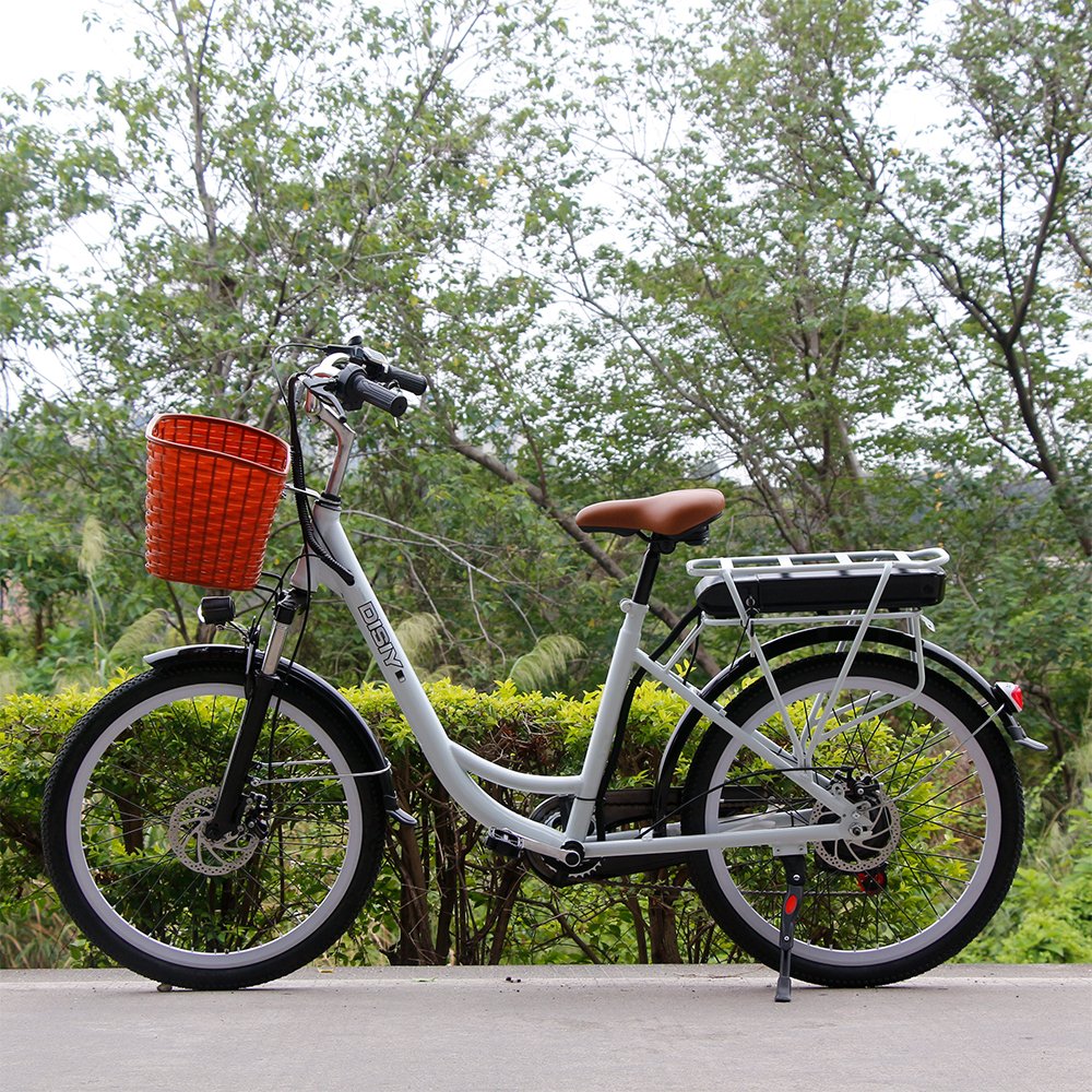 DSY 24inch 26 inch 48v electr bike 7 Speed europe eu Poland European warehouse 36v 350w adult city bicycle electric bike