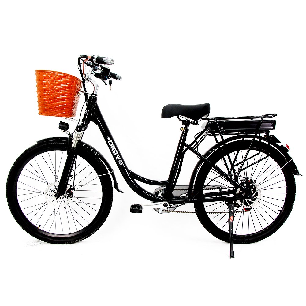 DSY 24inch 26 inch 48v electr bike 7 Speed europe eu Poland European warehouse 36v 350w adult city bicycle electric bike