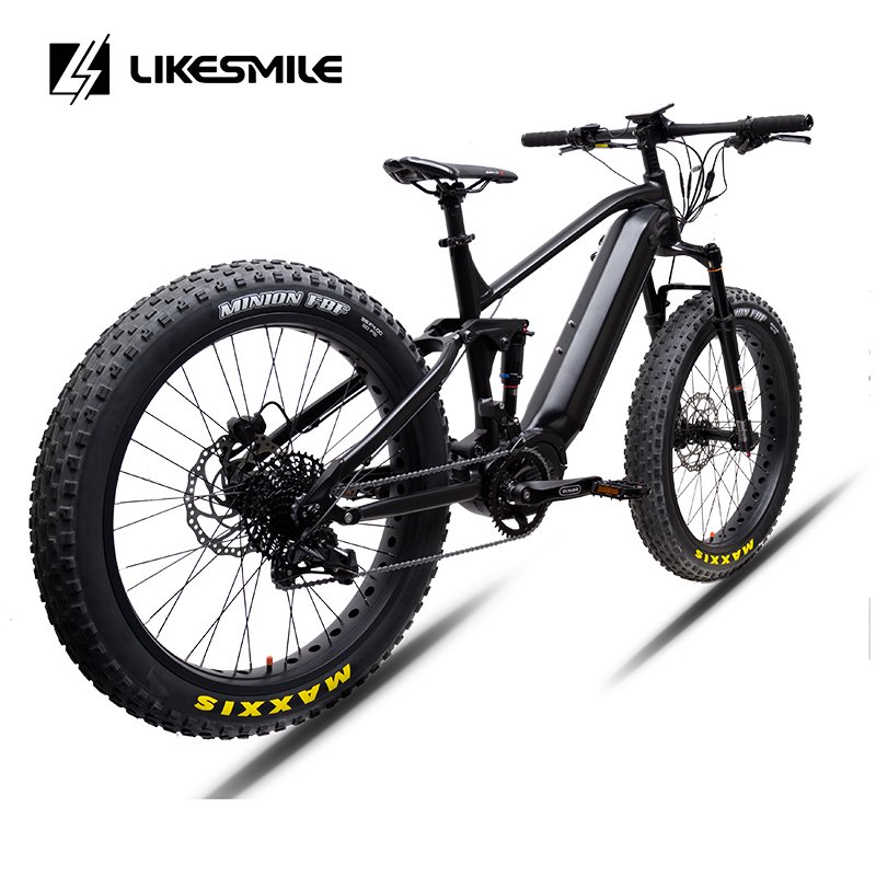 Likesmile 29 Inch 1000W 48V Bafang Full Suspension Electric Mountain Bike e bike