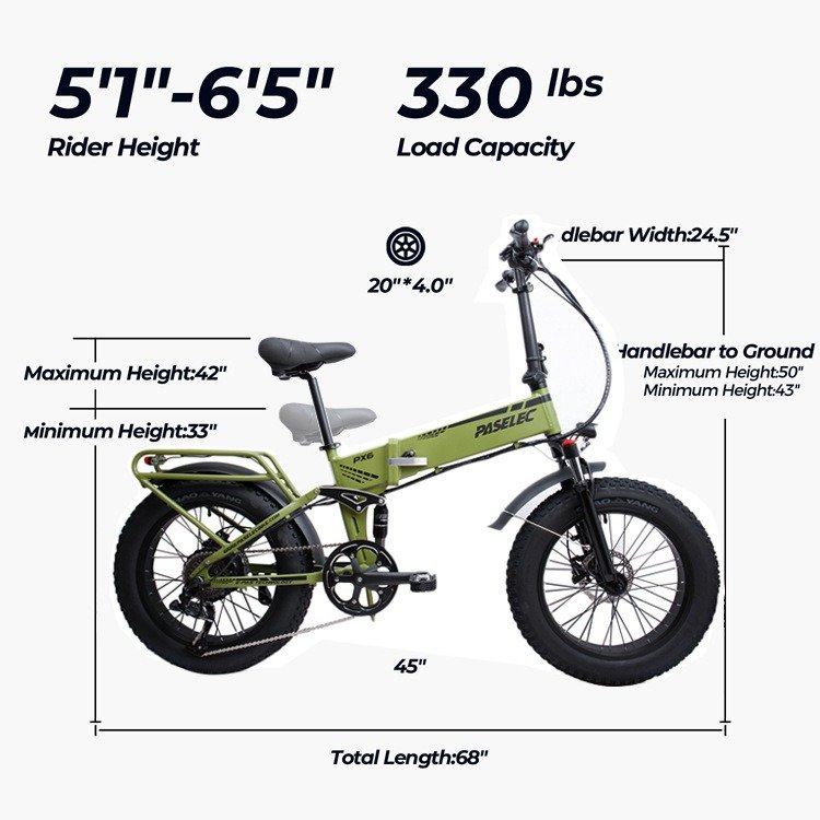 Poland Warehouse 20 inch Electric Full Suspension Mountain Bike 750W 48V Electric Bike with EU and US Warehouse