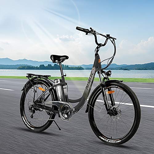 Paselec PC1 28'' Electric city bike step 15AH electric bike thru lady bike MTB Ebike road ebike