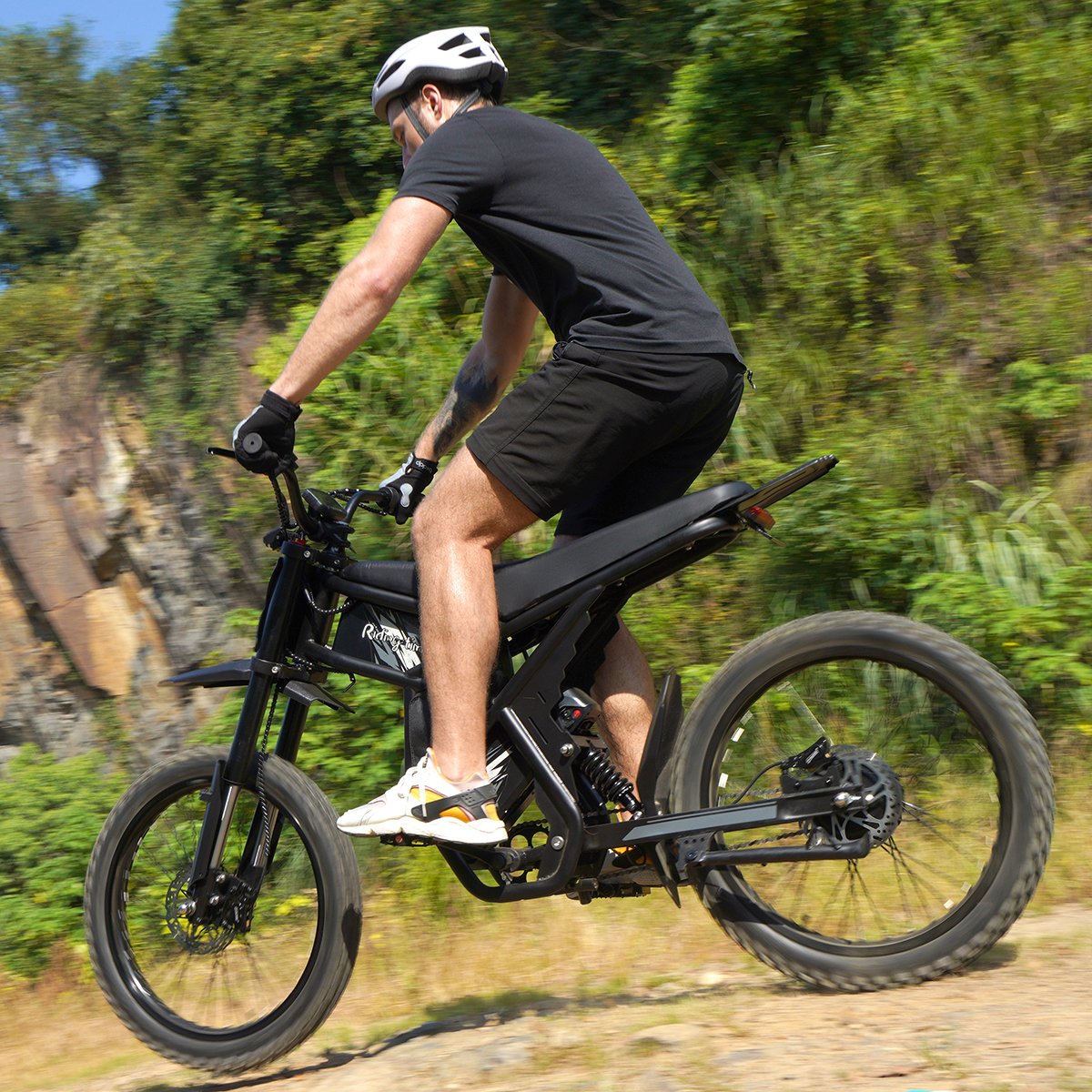 Europe warehouse stock 25 inch off-road motorcycle tire 48V 36.4AH 2000 watt dual battery e-bike electric fat bike mountain bike