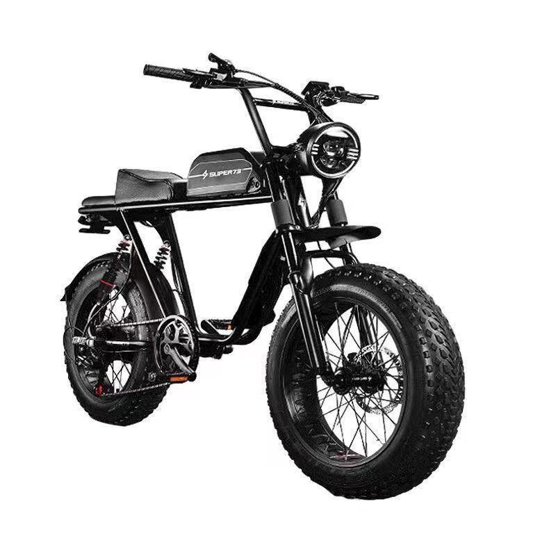 Works Santa Cruz Mountain Bike Trek Bike with Rear Hub Motor Carbon Steel Frame Disc Brake 60 km Range per Power