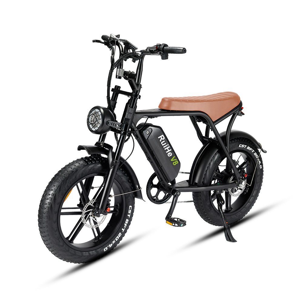New Design Fat Tire Electric Mountain Bike Ruihe V8 20 Inch Ebike Kit 1000w