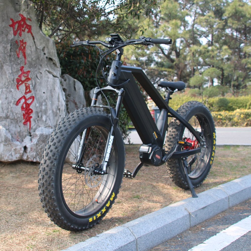 Wholesale high quality 3 Speed 1000W 30Ah electric mountain bike 26 inch M620 Bafang Mid Motor