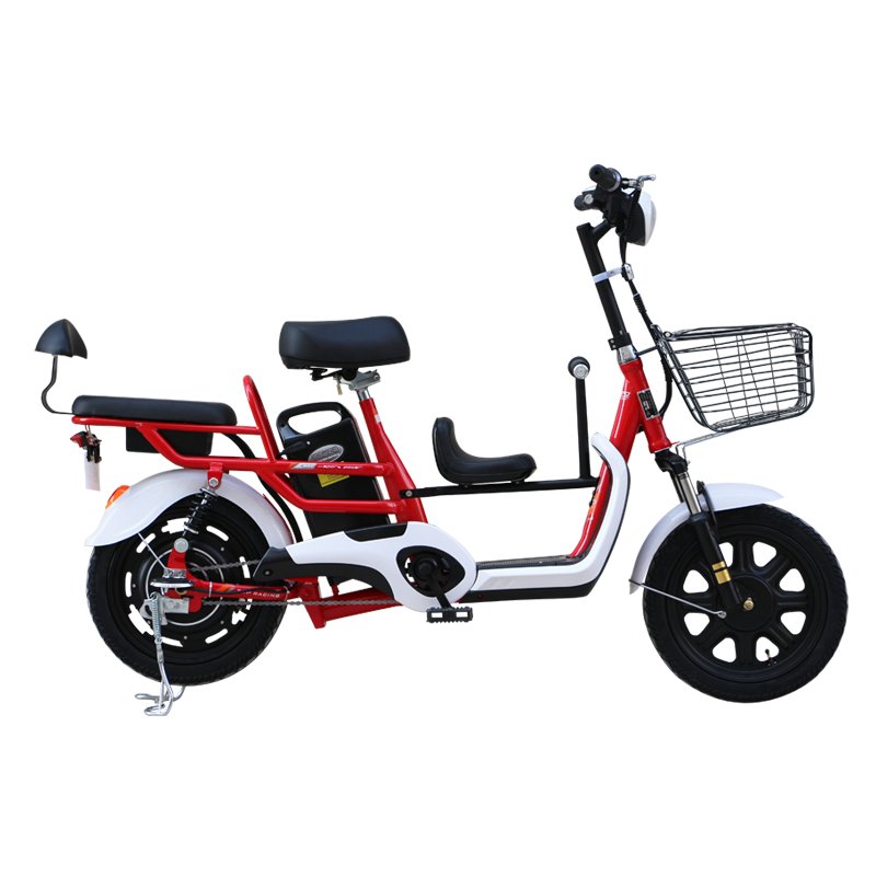 Cheap Parent-child Electric Bike Adult Electric Scooter Motorcycle Hidden Battery Three seats Electric Bicycle