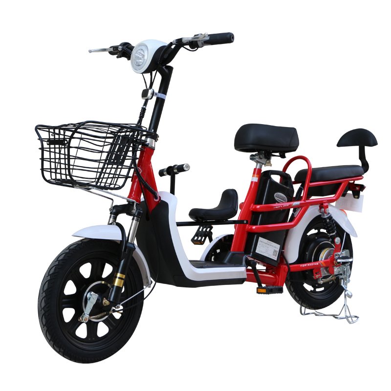Cheap Parent-child Electric Bike Adult Electric Scooter Motorcycle Hidden Battery Three seats Electric Bicycle