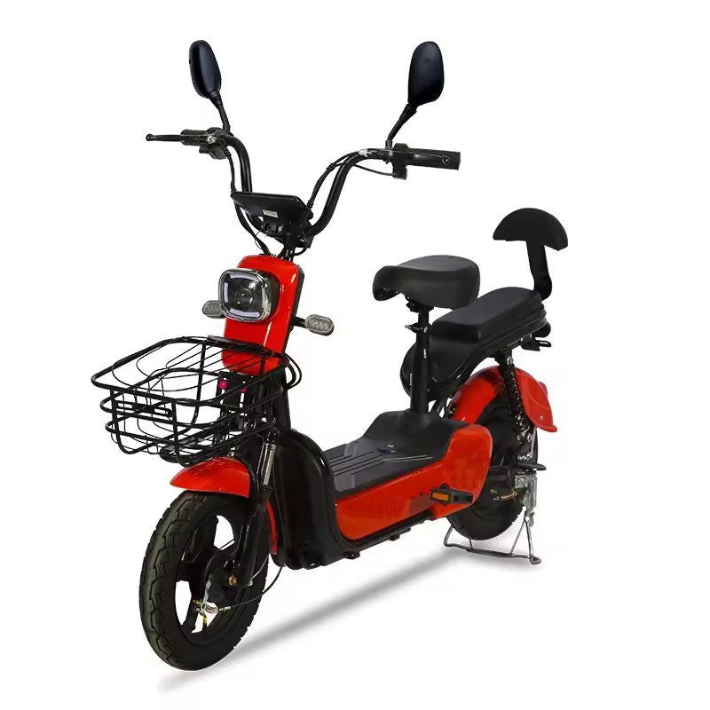 2024 Hot sales 48v 12ah electric bike ebike electric bicycle scooter 350W Electric City Bike for adult listrik sepeda