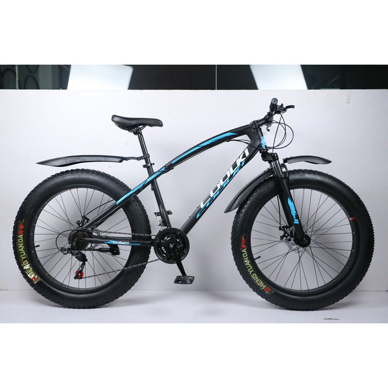 Bicycle Full Shockingproof Frame Aluminum Alloy Suspension Front Fork Fat Tire Mountain Bike