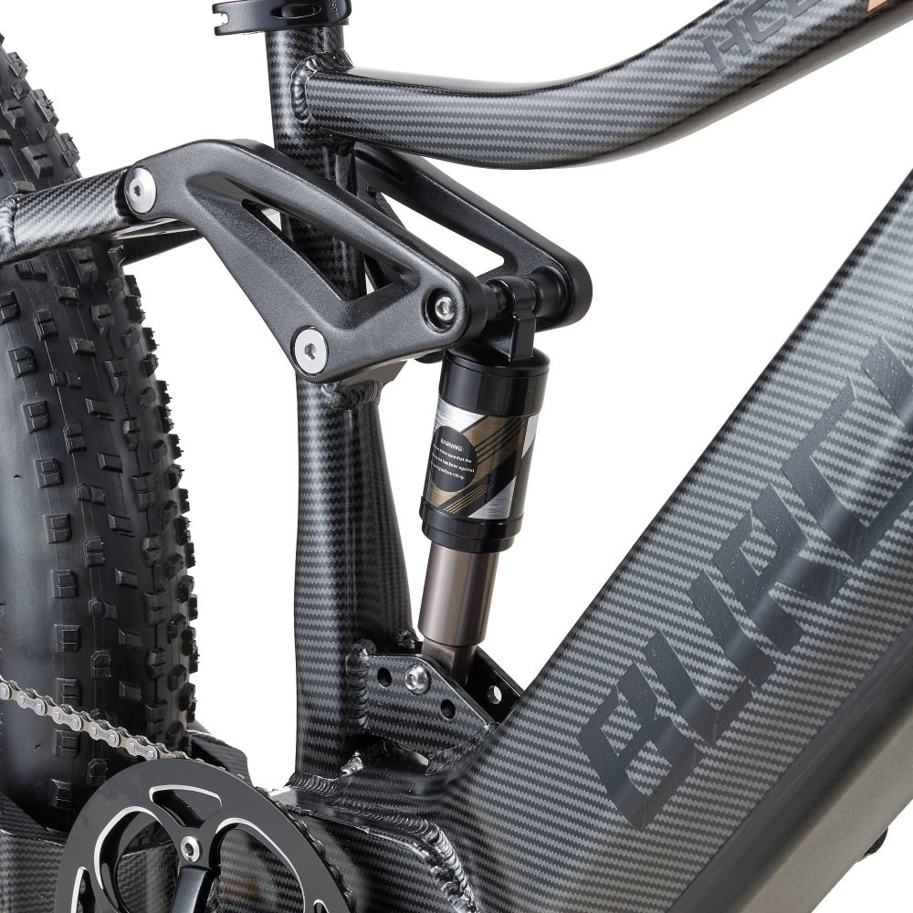 BURCHDA HC26 Factory price Double Motors Big Wheels Electric Mountain Bike 48V30AH 1000W Electric Hybrid Bike heavy-duty