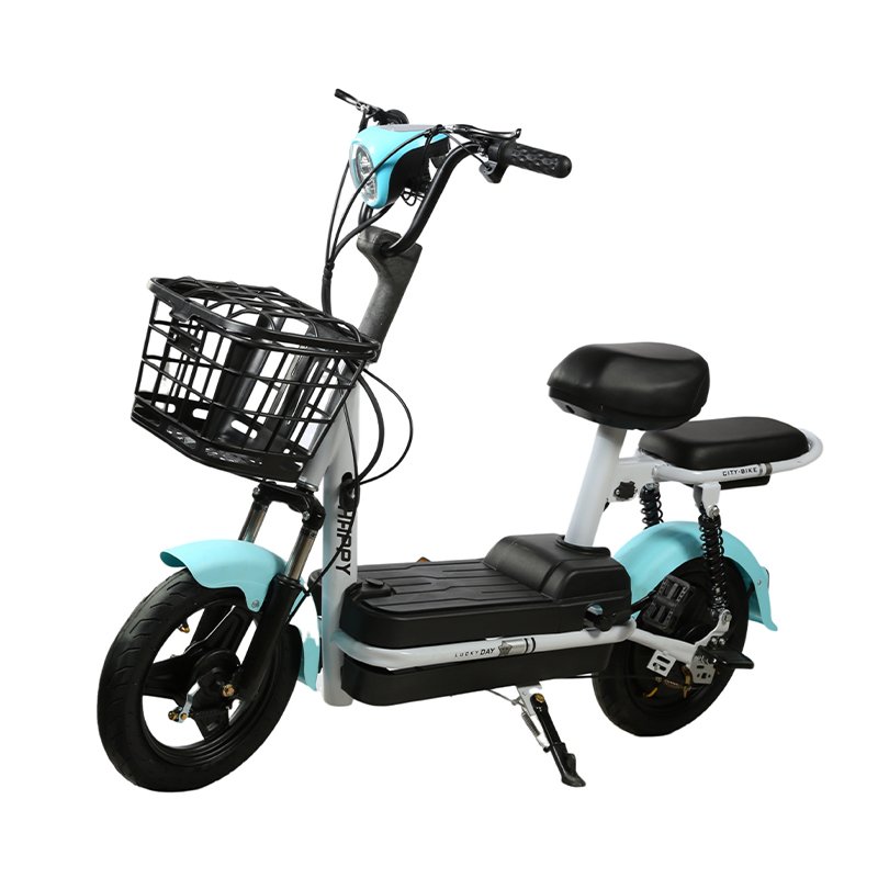 2023 Adult Hot sell 2 seat electric bicycle City e bike electric bike with mirror e bicycle electric scooter 2 wheels