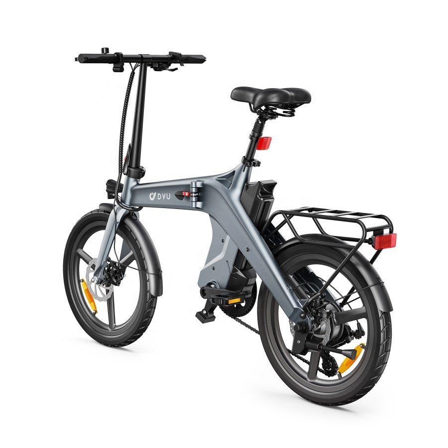 T1 DYU European UK warehouse e bike 20 inch 250W 350w portable electric bicycle folding electric bike