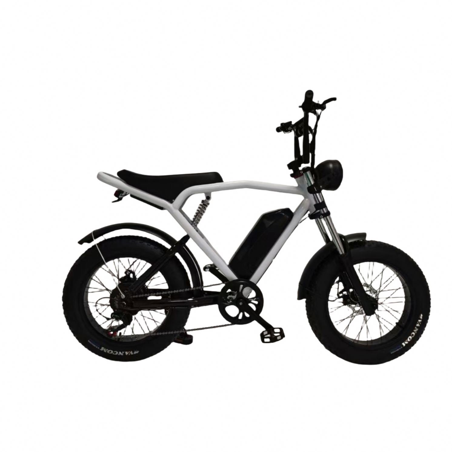 EU Warehouse 500w Fat Tire Electric Mountain Bike For Adults 48v Dual Battery Fat Electric Bike Mountain with Suspension