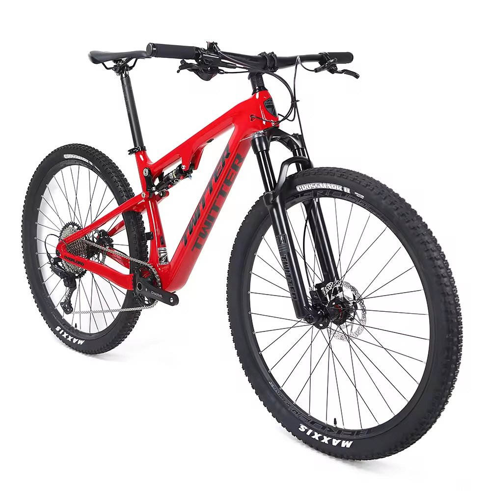 High cost-effective carbon fiber dual suspension mountain bike Deore 12S men's downhill fully suspended bike 29 inches for sale