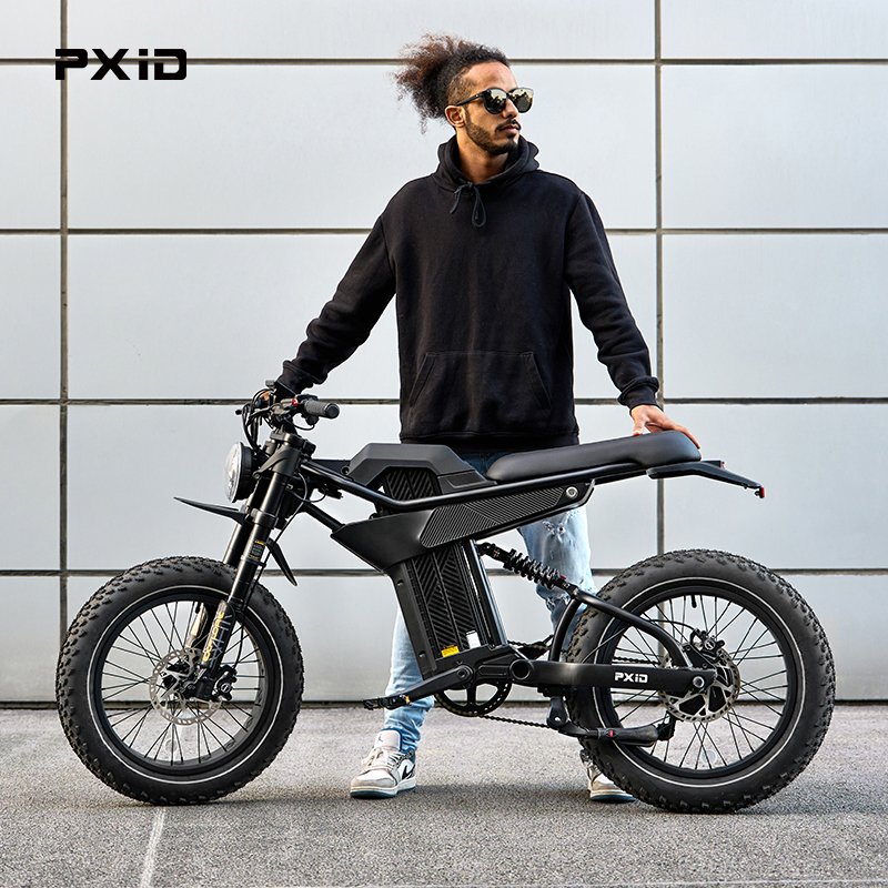 PXID MANTIS P6 fat tire e-bike 750w 1200w emtb full suspension electric mountain bike