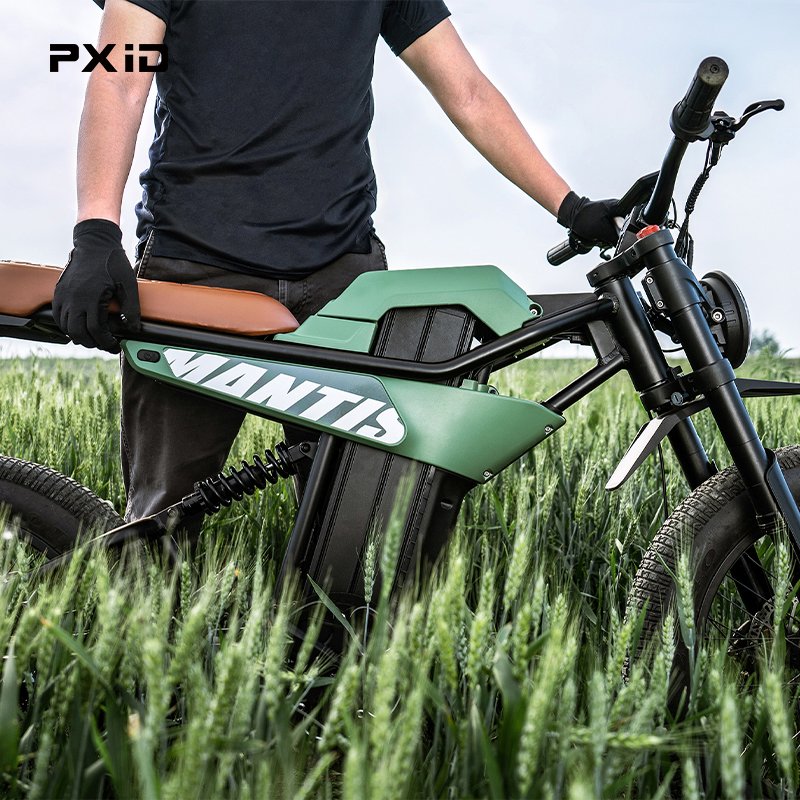 PXID MANTIS P6 fat tire e-bike 750w 1200w emtb full suspension electric mountain bike