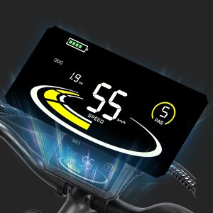 20'' Electric Bike for Adults City Ebike with 000W Motor 52V 40AH Removable Integrated Steel Frame Smart Electronic Bike