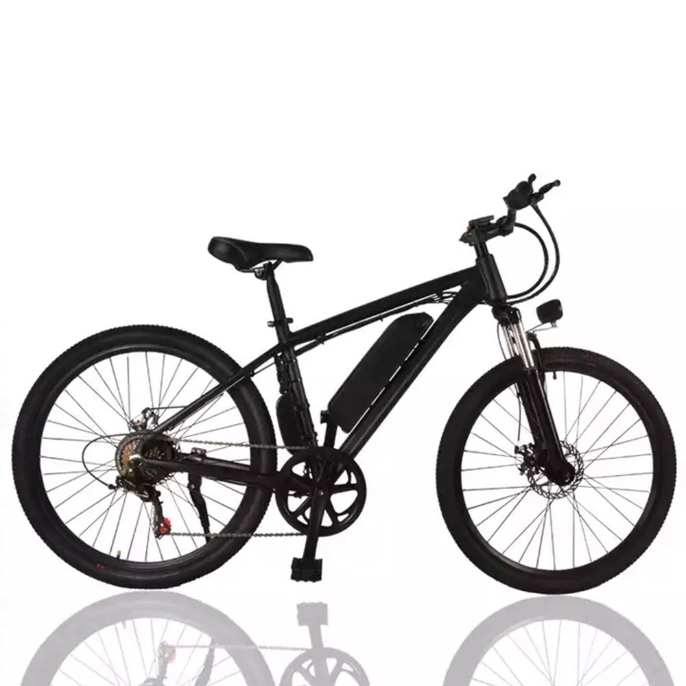 Aluminium Alloy Full Suspension Double Disc Brake 26 Inch Bicycle Folding City E 26'' Fat Tire Electric Mountain Bike for Adults
