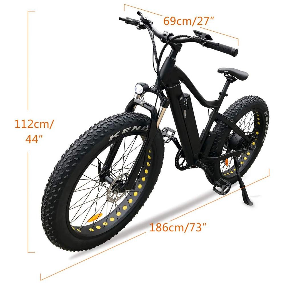 VTUVIA 250W 750W 36V 48V Fat tire mountain electric bike 26inch electric bicycle customized ebike from china manufacturer