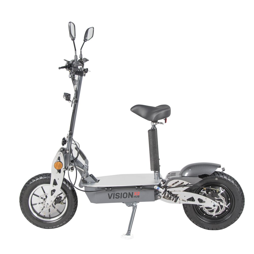 VISION X2 lithium battery electric scooter outdoor dual motor electric scooters 1500w with terrain tires for adult