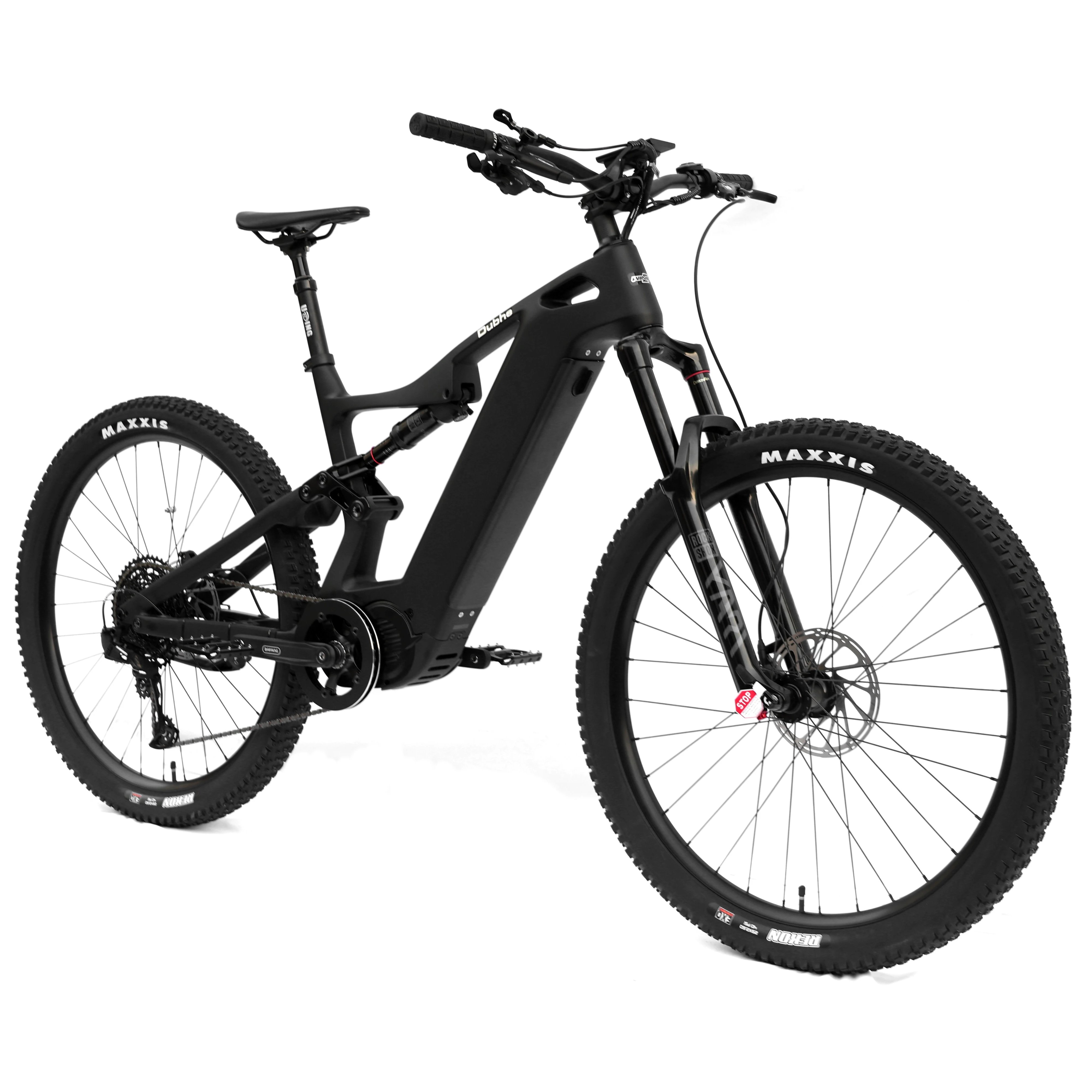 DENGFU E-BIKE Mountain Bike E55 Bafang motor M620 52V Full Suspension carbon frame bike 12S version