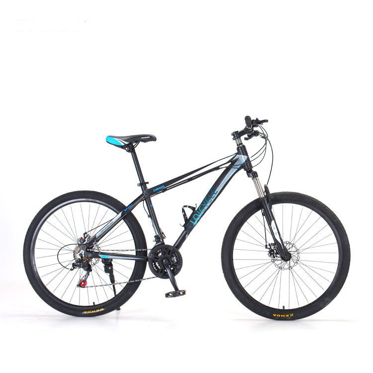 Aluminum alloy frame MTB cycle 26" 21 speed linear disc brake front shock absorbers mountain bike