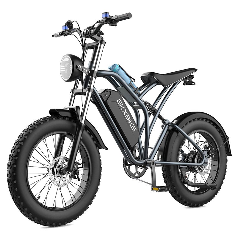 EKX T1 Electric Bike 20 inch Fat Tires 1000W Motor 48V20AH Lithium Battery Road Electric Bicycle For Adults Mountain E-Bike MTB