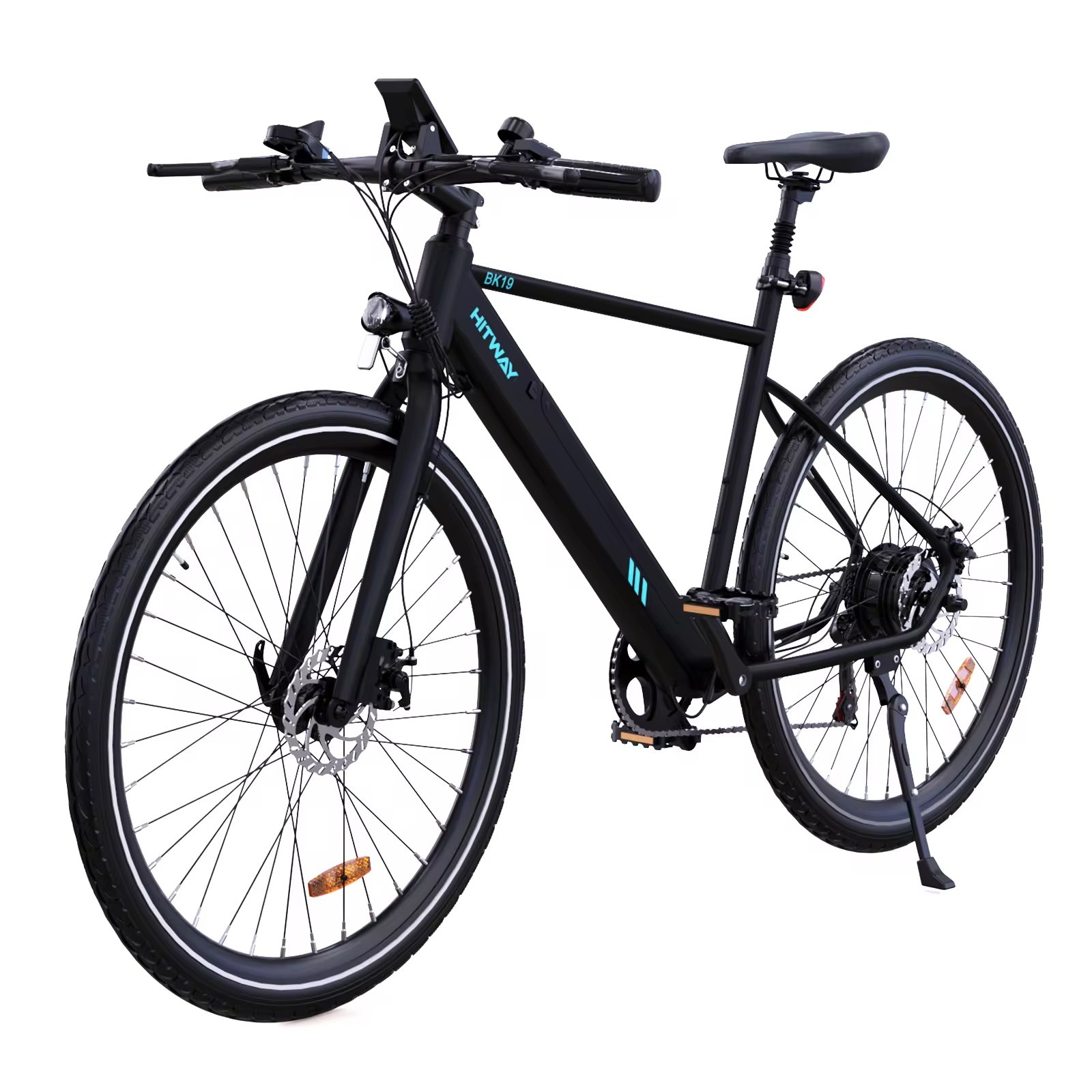 EU Warehouse 700C E-Bike 250W Lithium Battery Electric Bike Rear Motor Adults Trekking City Pedelec Men Women Electric Bicycle