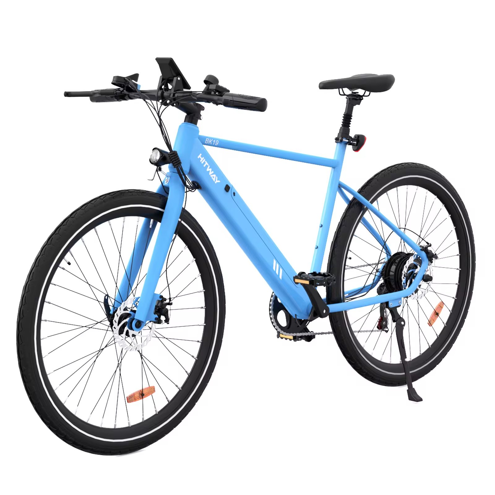 EU Warehouse 700C E-Bike 250W Lithium Battery Electric Bike Rear Motor Adults Trekking City Pedelec Men Women Electric Bicycle