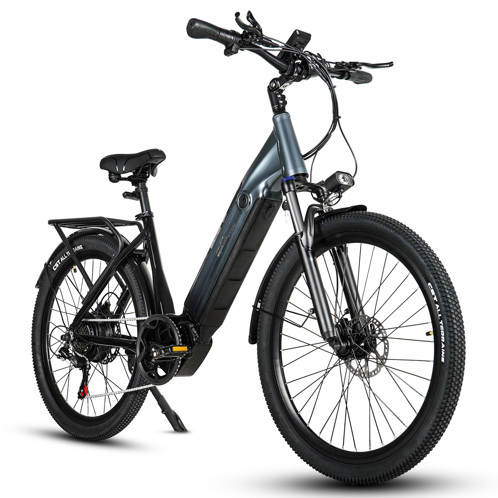 2024 New Arrival Cmacewheel L26 Electric Bike 17ah Aluminum Alloy Frame 26inch Electric City Bike