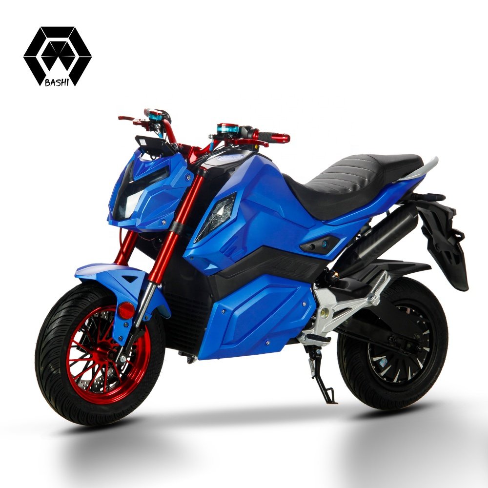High Power Long Range Disc Brake Racing Lithium Battery Scooter 2000W Electrica Electric Motorcycle
