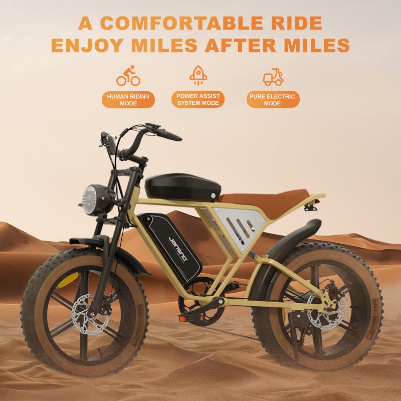 Dropshipping 750W Motor 30mph 34AH Removable Dual Battery Ebike 7 Speed Electric Mountain Bike JANSNO Electric Bike for Adults