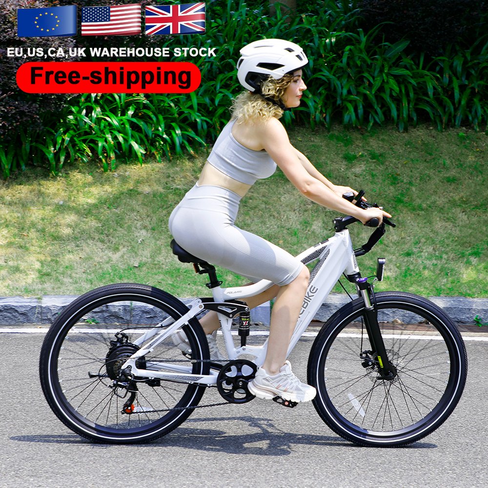 48V 750W 14AH 26 inch Power Assist e mtb bicycle full suspension Electric mountain Bike