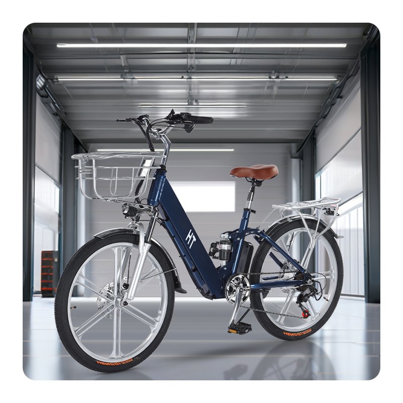 Stock Adult Electric City Bike with 10ah-20ah Lithium Battery Integrated 36v Electronic Smart Cycle 25km/h Speed