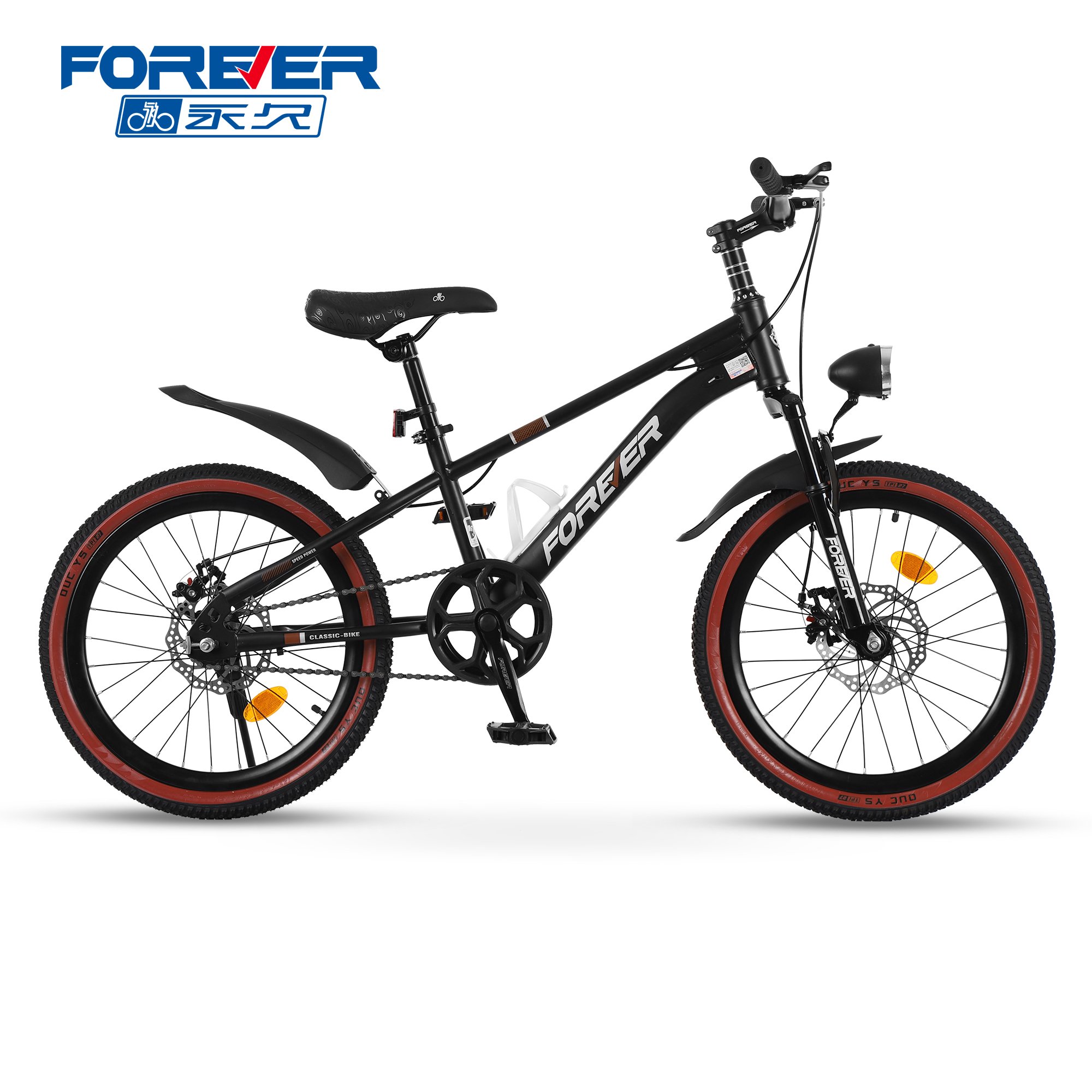 FOREVER 2023 Factory New Product 18/20/22 Inch single/7 Speed Steel Student Bicycle Mini Bike For Children Mountain Bike