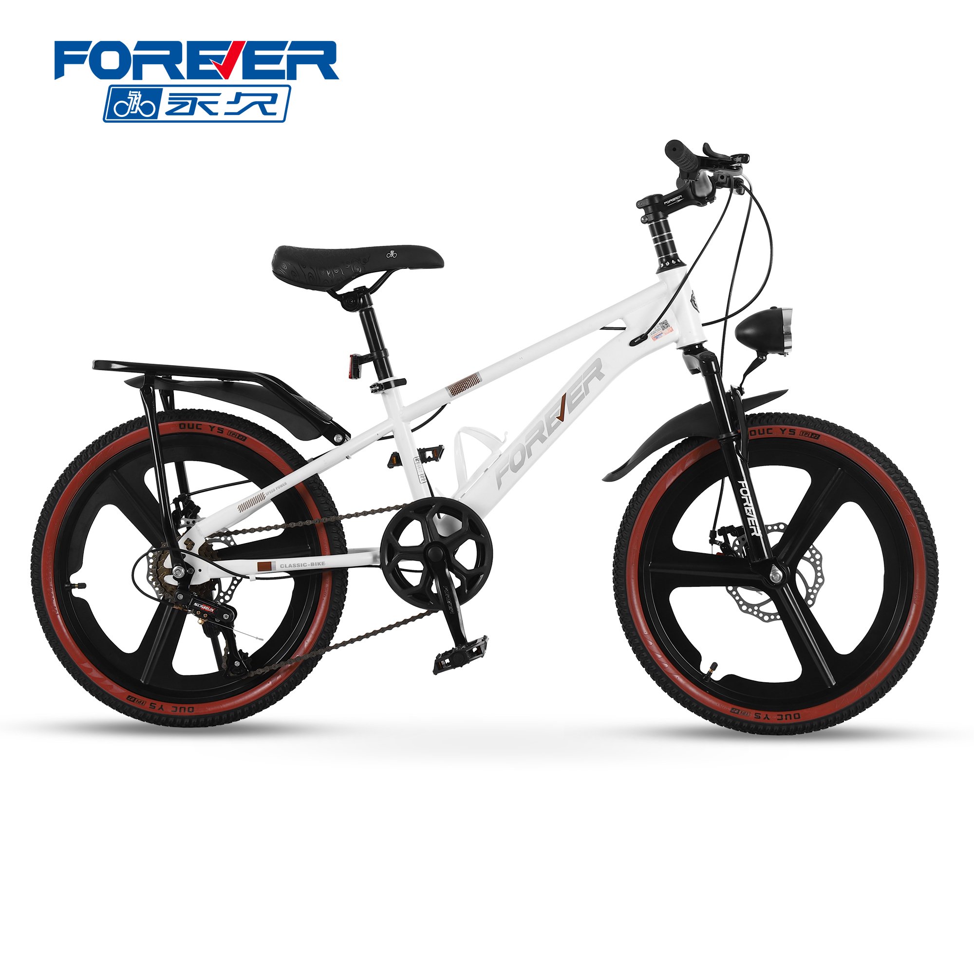 FOREVER 2023 Factory New Product 18/20/22 Inch single/7 Speed Steel Student Bicycle Mini Bike For Children Mountain Bike