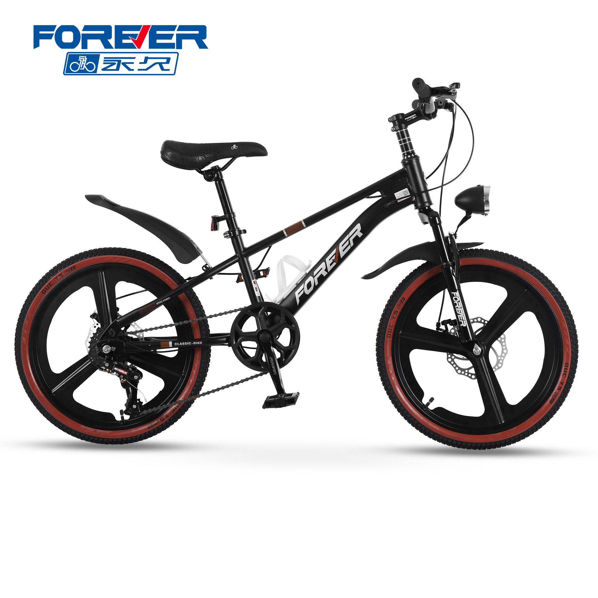 FOREVER 2023 Factory New Product 18/20/22 Inch single/7 Speed Steel Student Bicycle Mini Bike For Children Mountain Bike
