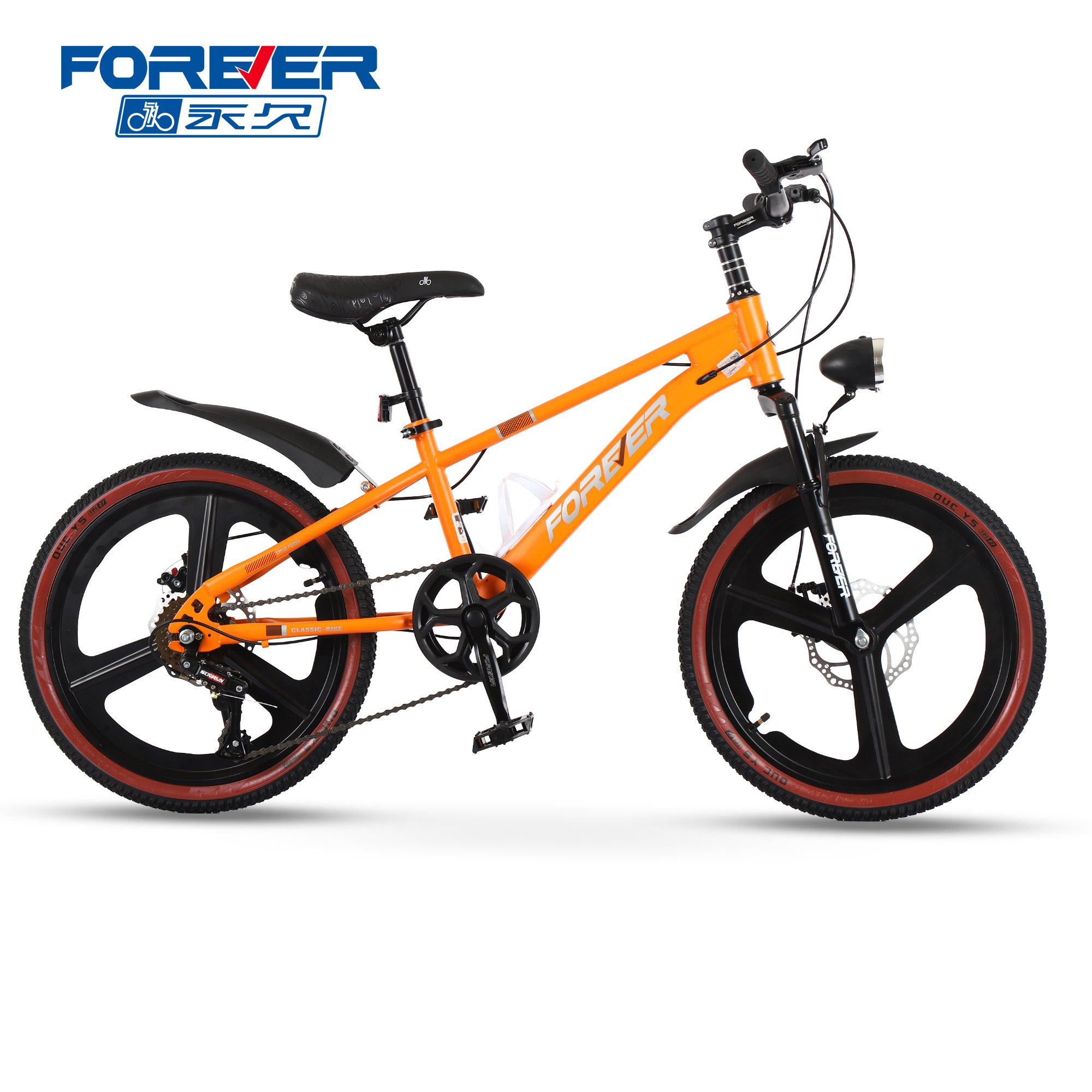 FOREVER 2023 Factory New Product 18/20/22 Inch single/7 Speed Steel Student Bicycle Mini Bike For Children Mountain Bike